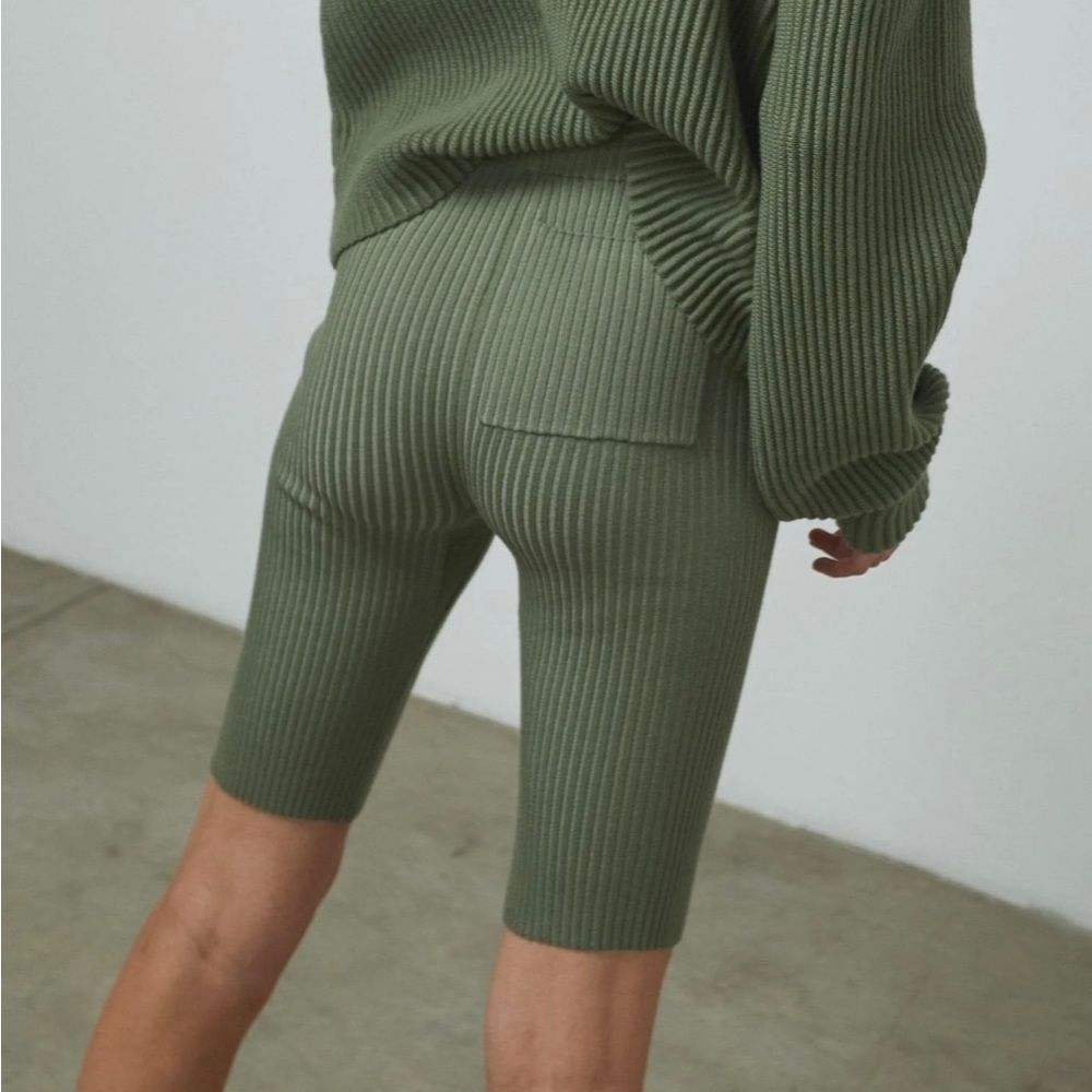 LUNYA Cozy Cotton Silk Ribbed Bike Short Lunya original $118